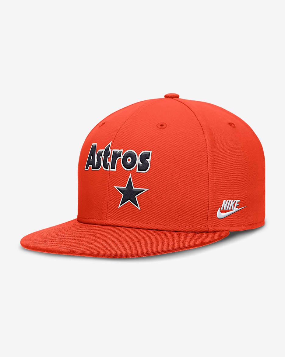 Houston Astros Cooperstown True Men s Nike Dri FIT MLB Fitted Hat